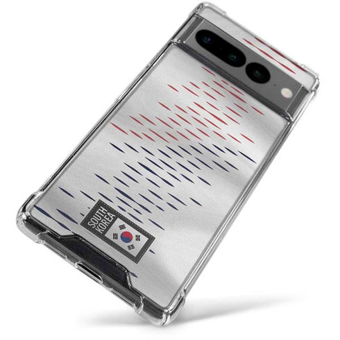 South Korea Soccer Flag Google Pixel 7 Pro Clear Case